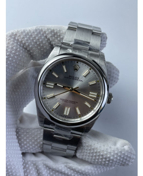 (준비완료/특급배송)NO.2330/VS공장 롤렉스 오이스터퍼페츄얼 실버 다이얼 41미리