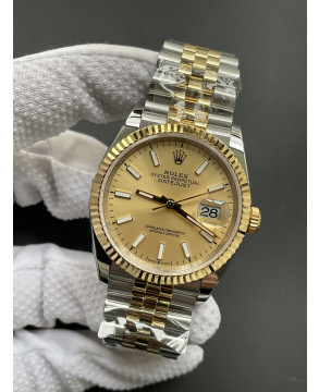 (한정수량/풀겨업)  NM공장 롤렉스 데이저스트 36mm 신형 삼폐인바 옐로우골드 콤비 /안사면후회