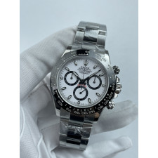 (준비완료/특급배송)NO.3615/초특급 갓성비 데이토나 스틸 세라믹베젤 화이트